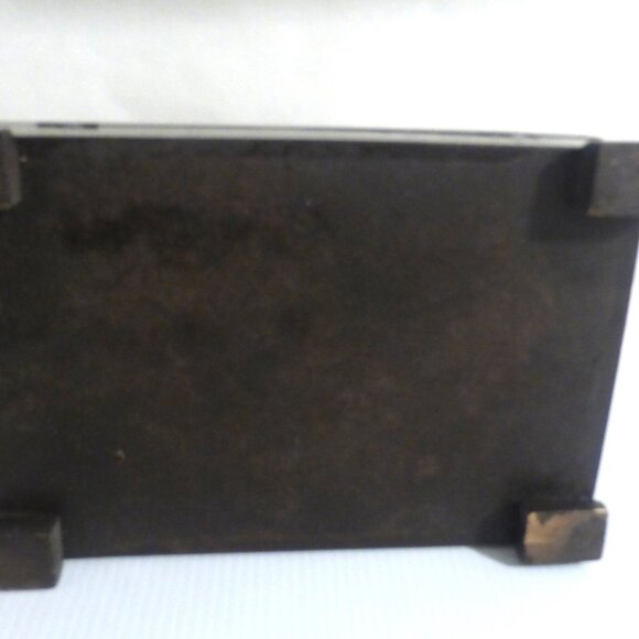 CNSstcs Antique Wood CIGAR BOX Inlayed Wood Cigar Holder Flip Top STAR Handmade - Picture 6 of 9